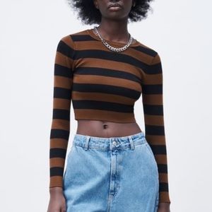 Zara Stripped Sweater - Size S